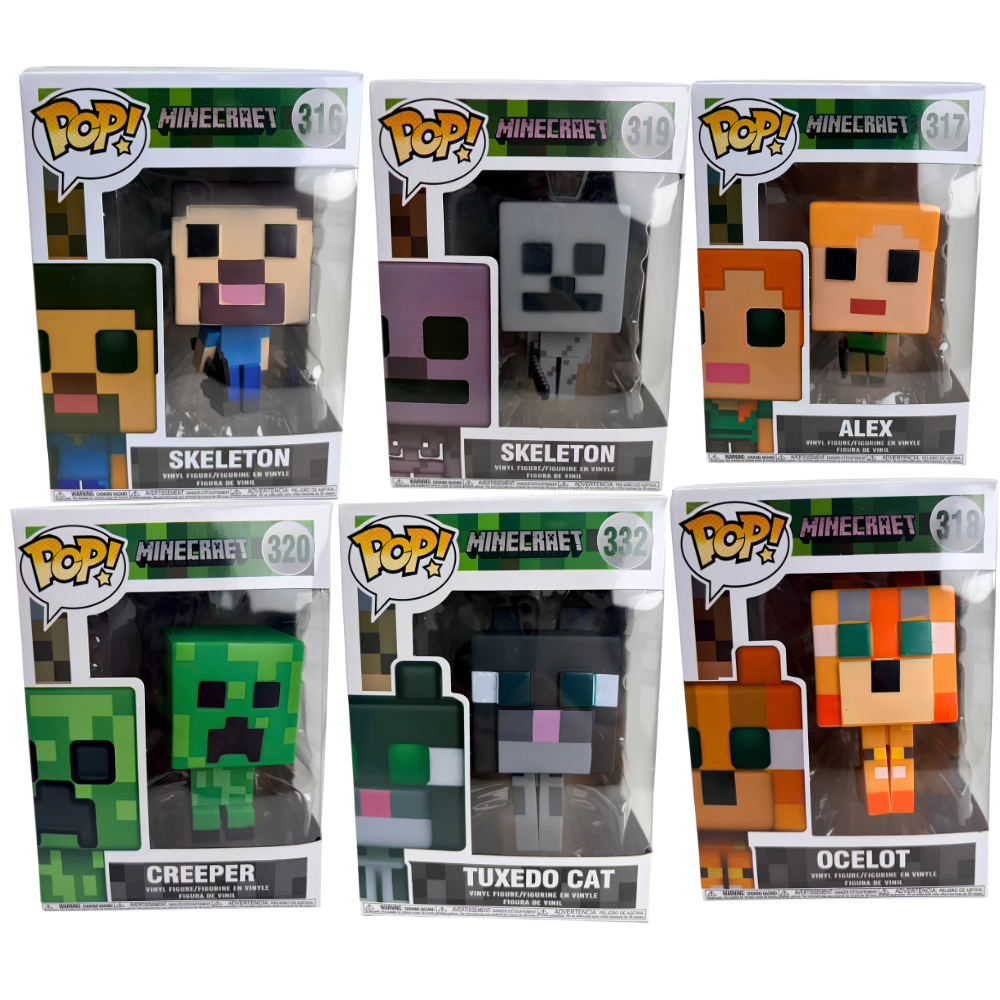 Party Games Minecraft - FUNKO POP Minecraft character figure Minecraft