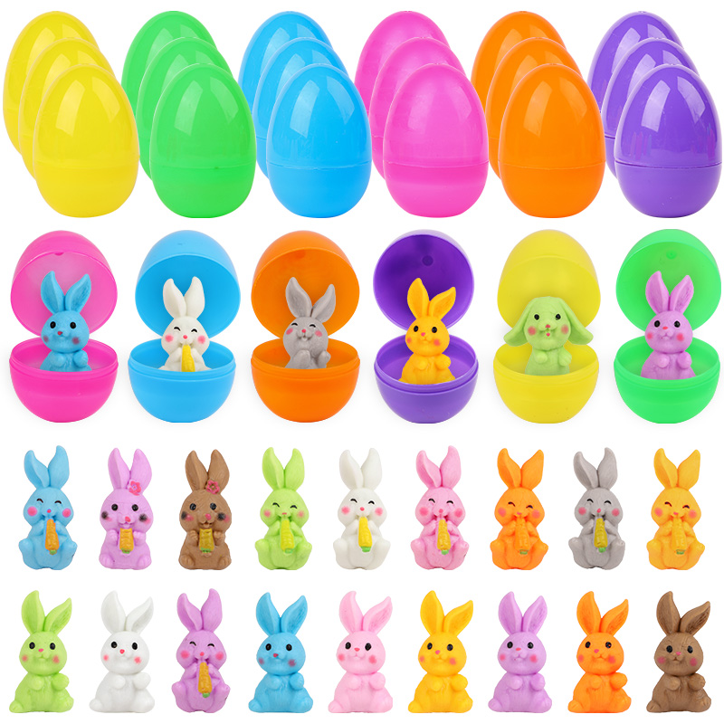 24Pcs Easter Egg With Rabbit F - Party Games Easter For Kids 리뷰 및 가격