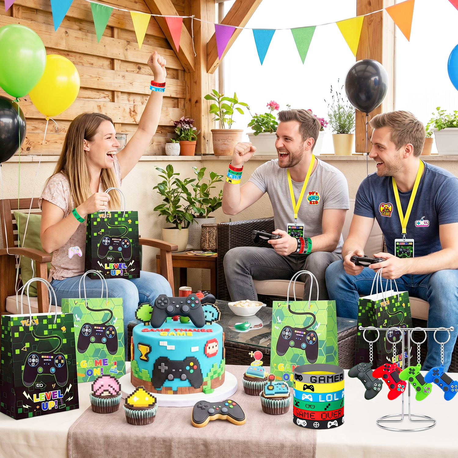 110 Pcs Gamer Party Favors Set - Party Games Game Pass 리뷰 및 가격