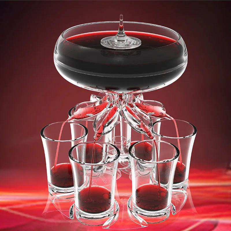 Shot Glass Holder 6 Cups Acryl - Party Games Using Cups 리뷰 및 가격