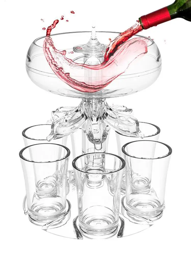 Shot Glass Holder 6 Cups Acryl - Party Games Using Cups 리뷰 및 가격