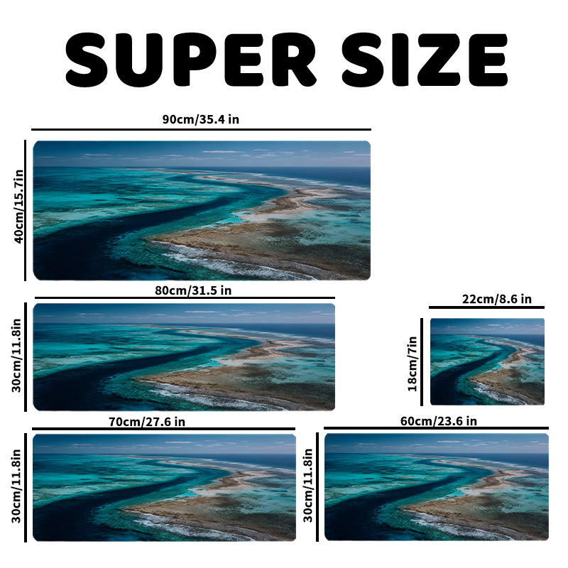 Large Custom Mouse pad 22x18-9 - Party Games School 리뷰 및 가격