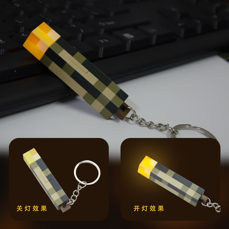 Mini Flashlight Torch Keychain - Party Games Minecraft 리뷰 및 가격