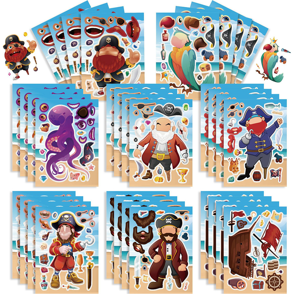 8/16Sheets Cool Pirate Ship Pu - Party Games Instagram 리뷰 및 가격