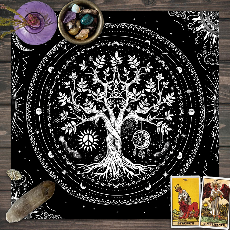 1pc Tarots Moon Cloth Tarots C - Zodiac Party Games 리뷰 및 가격