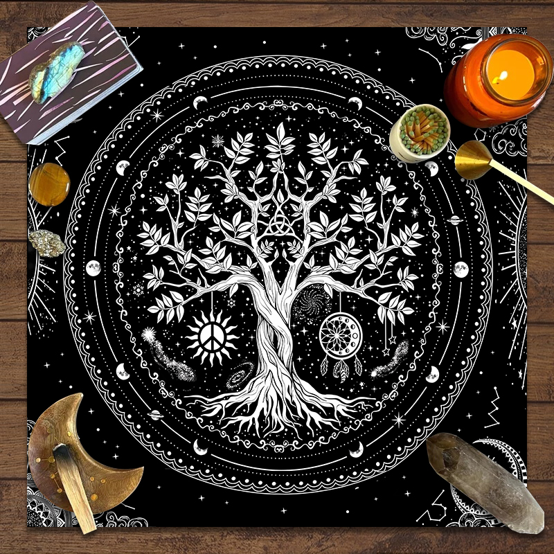 1pc Tarots Moon Cloth Tarots C - Zodiac Party Games 리뷰 및 가격