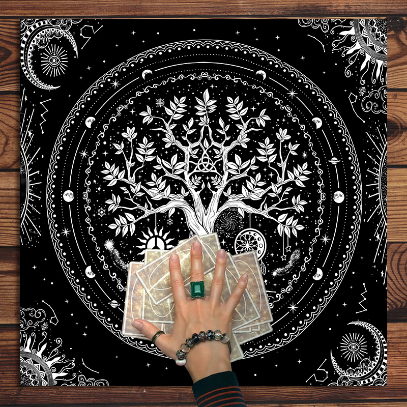 1pc Tarots Moon Cloth Tarots C - Zodiac Party Games 리뷰 및 가격