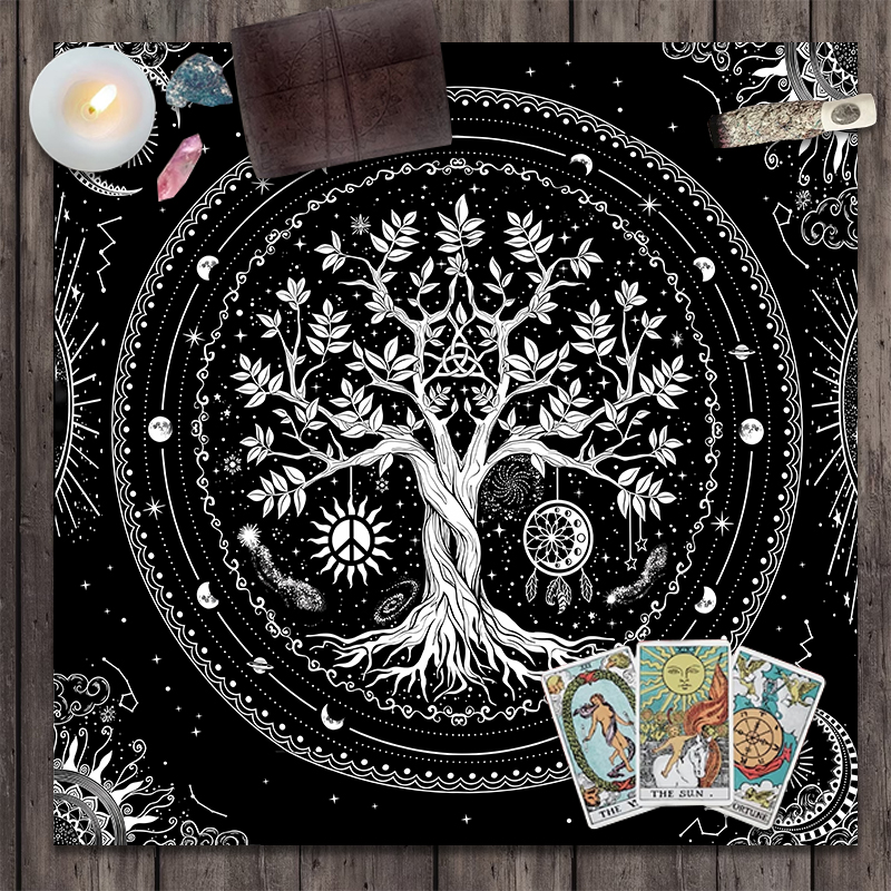 1pc Tarots Moon Cloth Tarots C - Zodiac Party Games 리뷰 및 가격