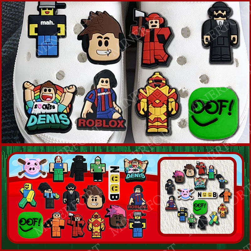 Robloxed Crocs Charms Cute Gam - Party Games Graduation Ideas 리뷰 및 가격