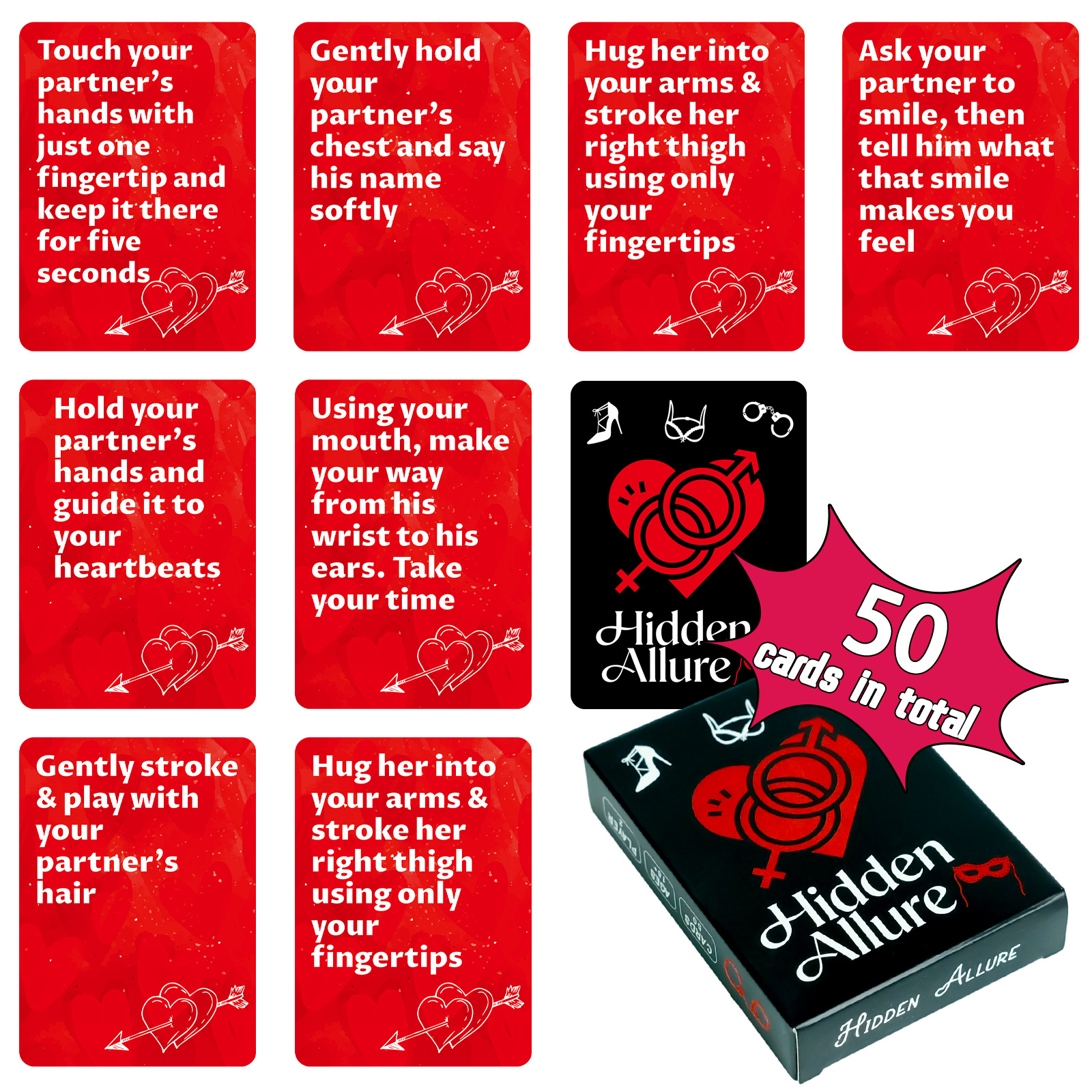 50-Card Couples Drinking Game  - Party Games Adults Drinking 리뷰 및 가격