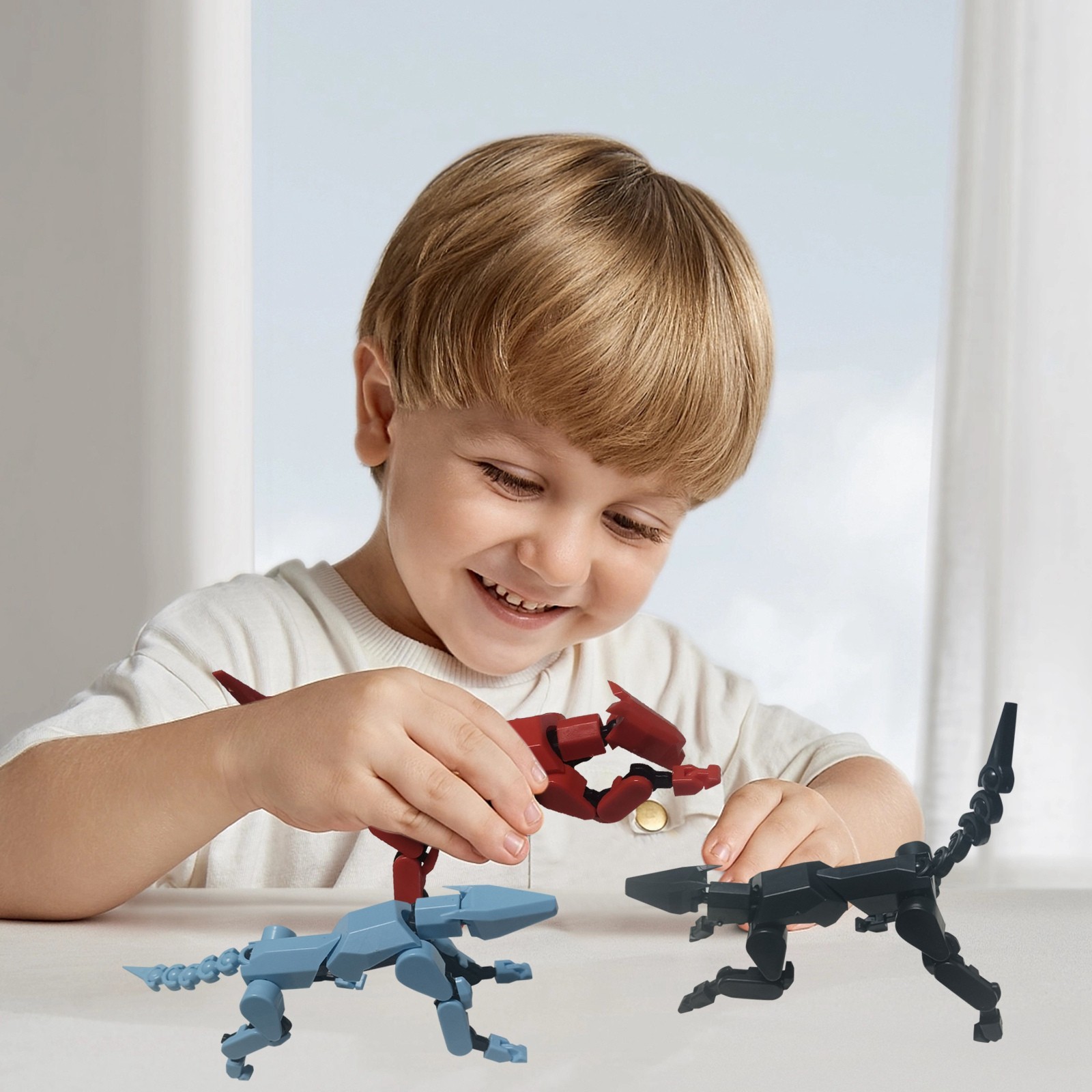 Multi-jointed Movable Robot 3. - Party Games Easter For Kids 리뷰 및 가격