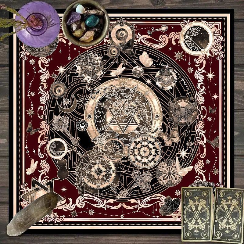Zodiac Pattern Tarot Cloth - S - Zodiac Party Games 리뷰 및 가격