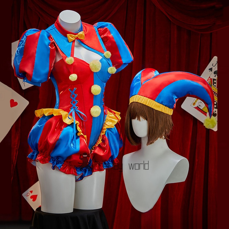 Newly Pomni Cosplay Costume fo - Party Games Name 리뷰 및 가격