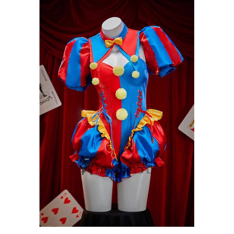 Newly Pomni Cosplay Costume fo - Party Games Name 리뷰 및 가격