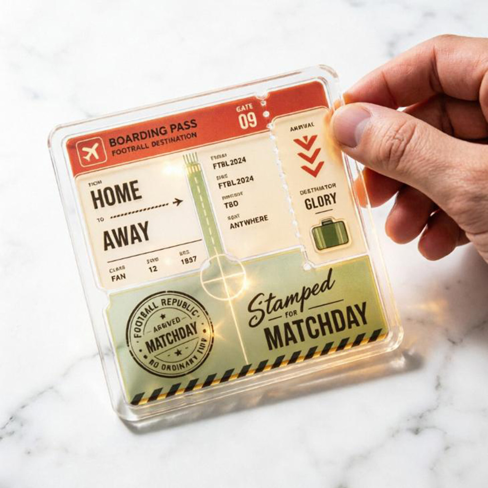 Home Away Boarding Pass Acryli - Party Games Game Pass 리뷰 및 가격