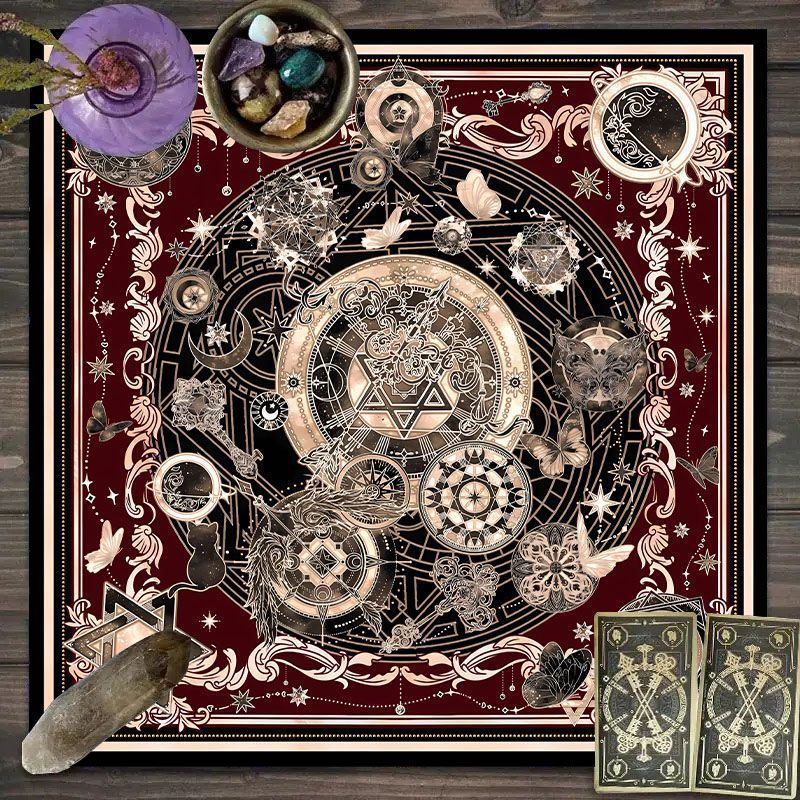 Zodiac Pattern Tarot Cloth - S - Zodiac Party Games 리뷰 및 가격
