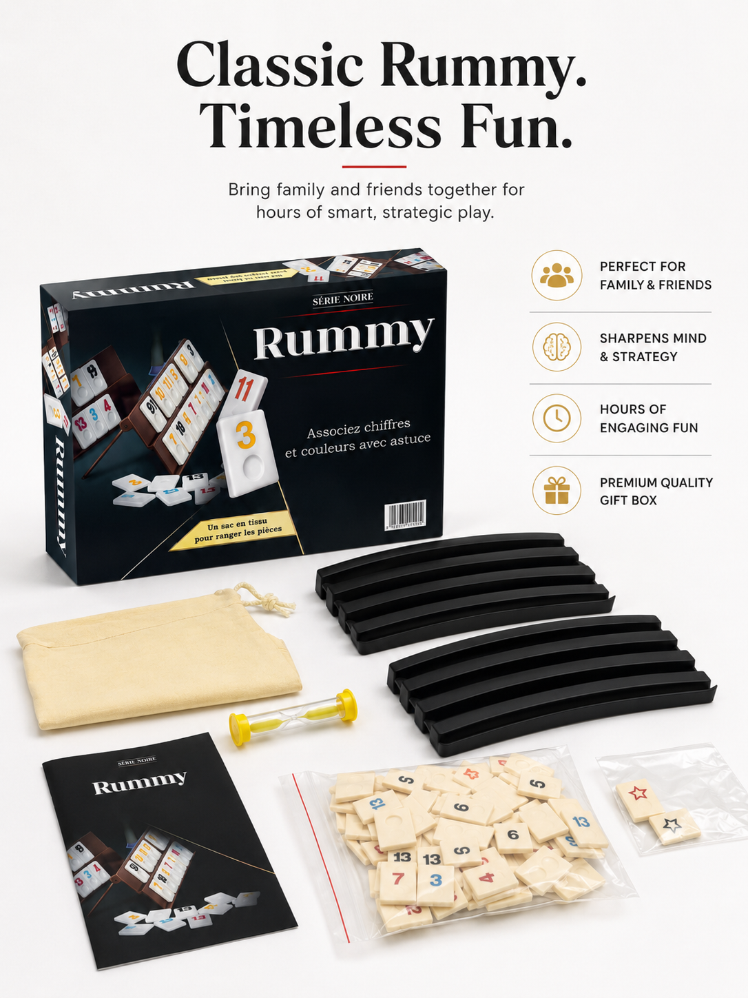 Rummy Board Game, Classic Numb - Party Games Kids And Adults 리뷰 및 가격