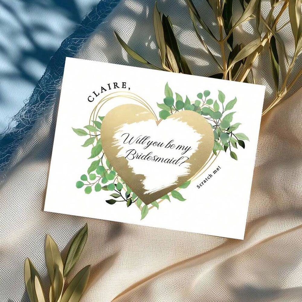 1 Piece of Bridesmaid Invitati - Party Games Name 리뷰 및 가격