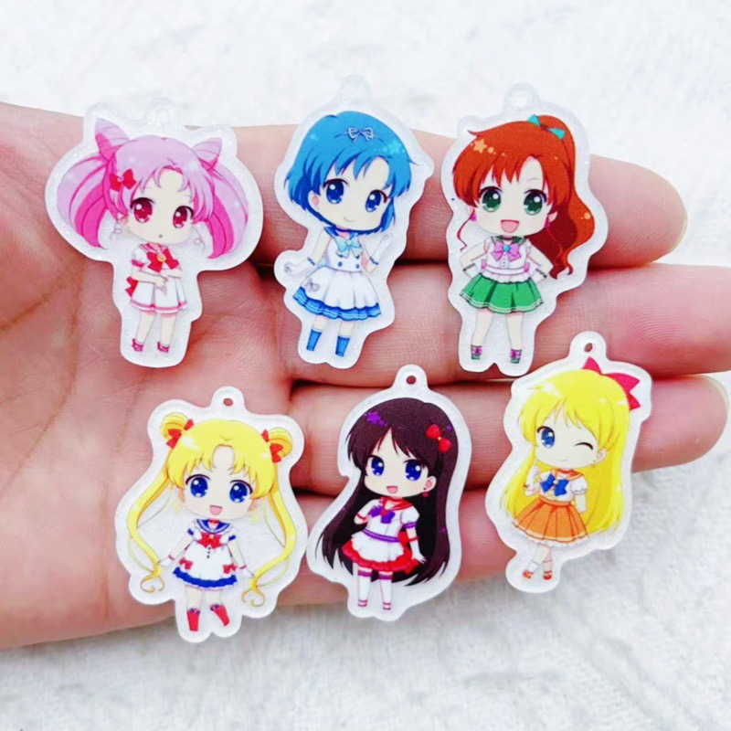 10pcs Acrylic Cartoon Accessor - Party Games Birthday 리뷰 및 가격