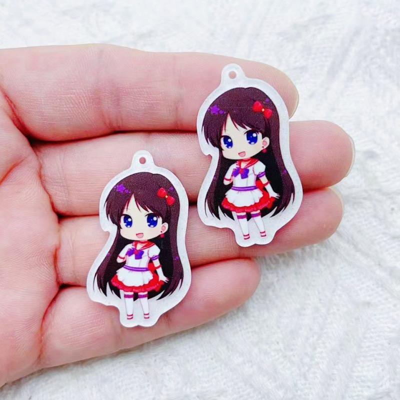 10pcs Acrylic Cartoon Accessor - Party Games Birthday 리뷰 및 가격