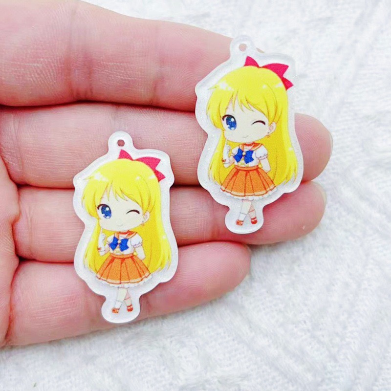 10pcs Acrylic Cartoon Accessor - Party Games Birthday 리뷰 및 가격