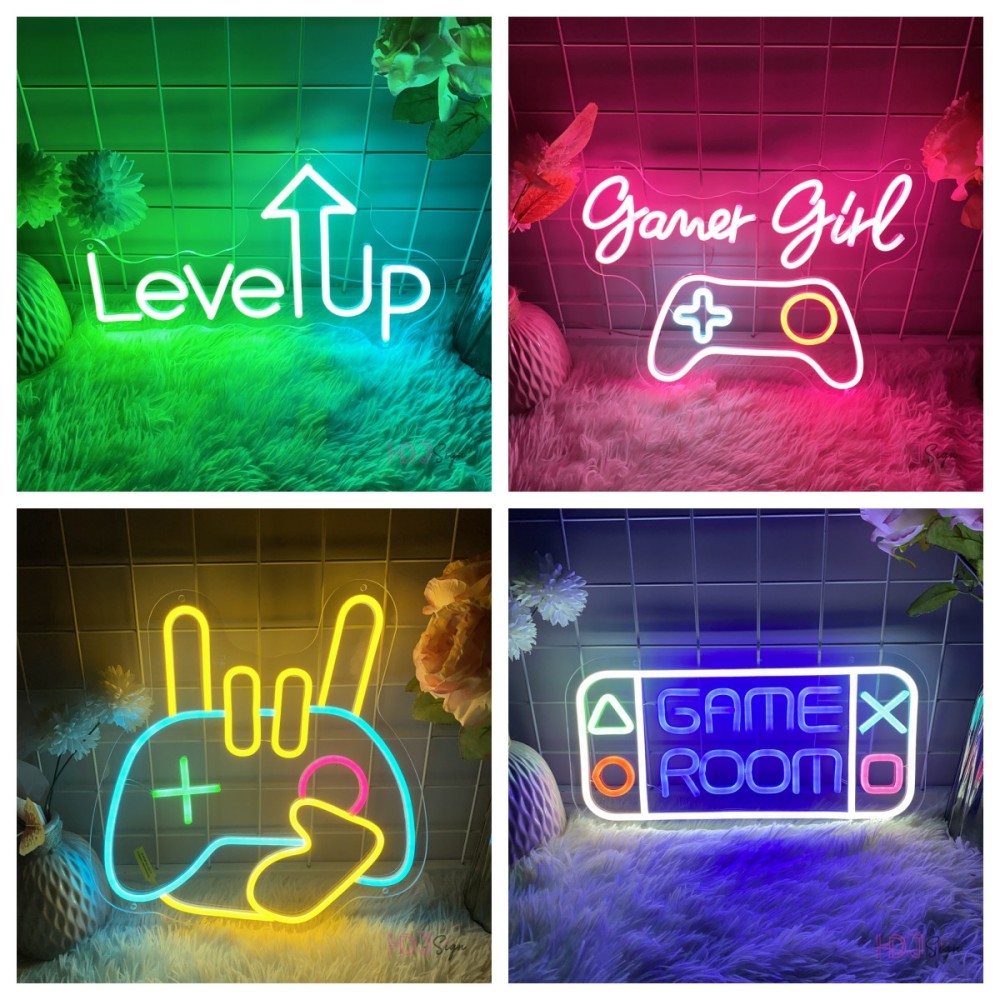 Gaming Neon Led Sign Game Room - Party Games Girls Night 리뷰 및 가격