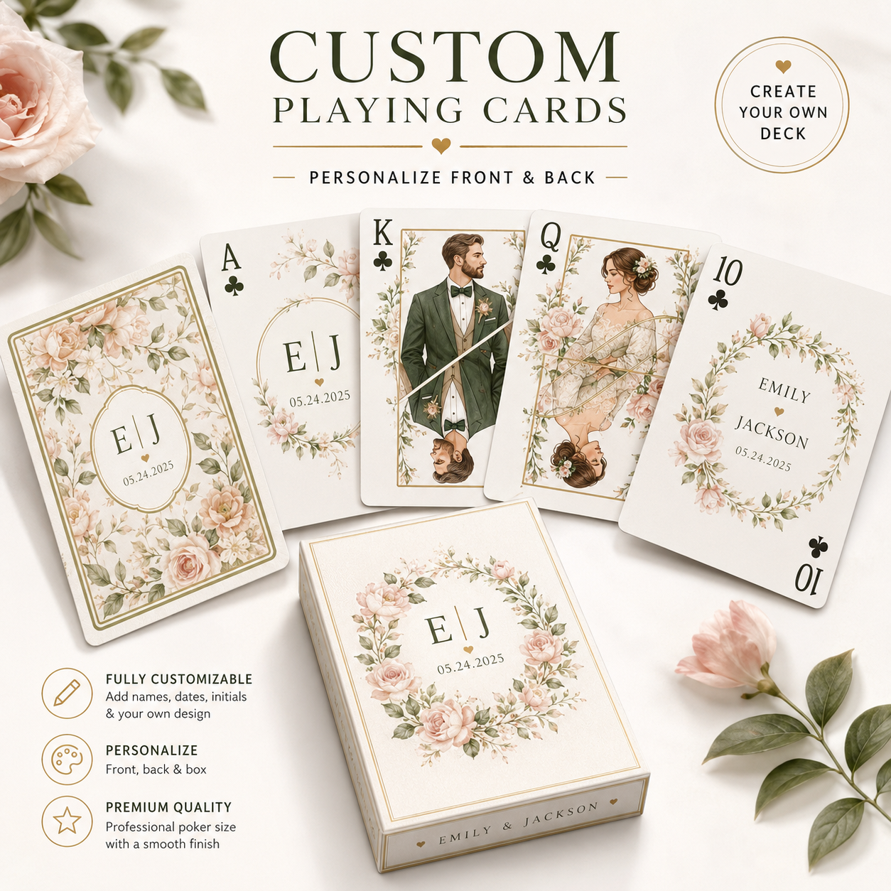 Custom Poker Playing Cards Per - Party Games Girls Night 리뷰 및 가격