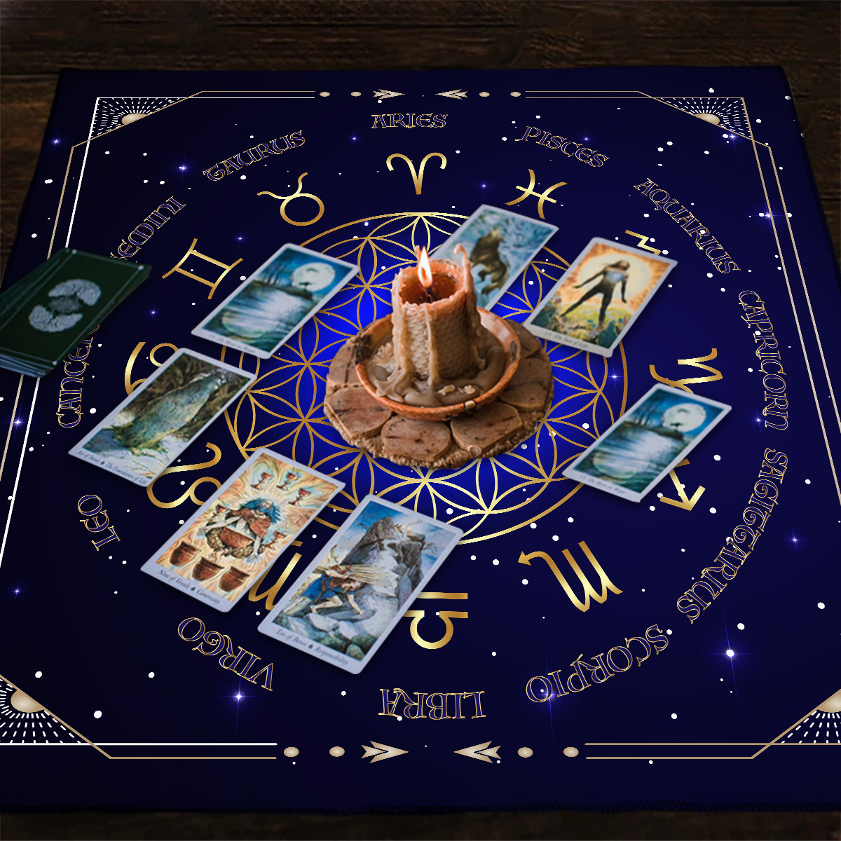 Wheel Of The Zodiac Tarot Tabl - Zodiac Party Games 리뷰 및 가격