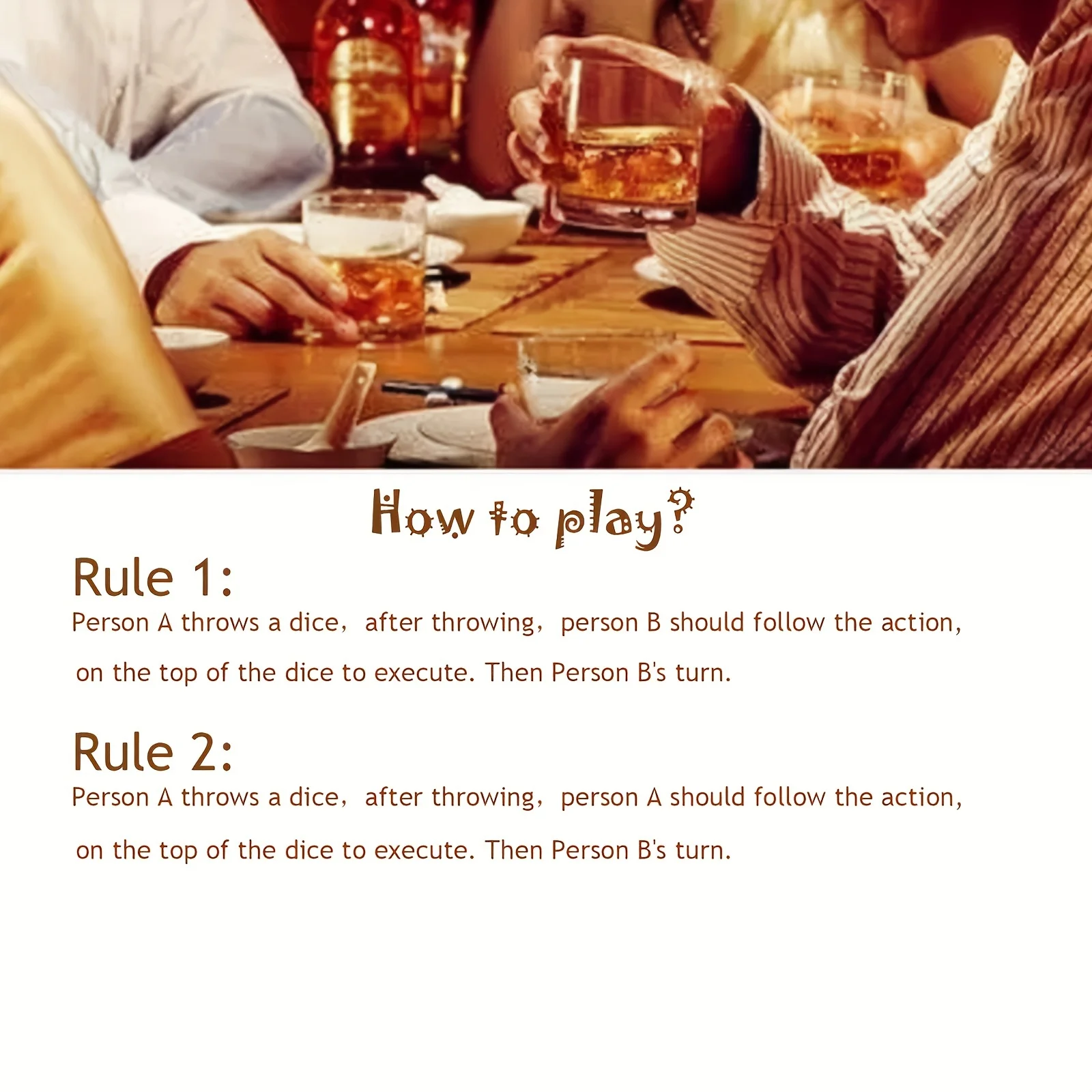 Adult Party Instruction Dice S - Party Games Adults Drinking 리뷰 및 가격