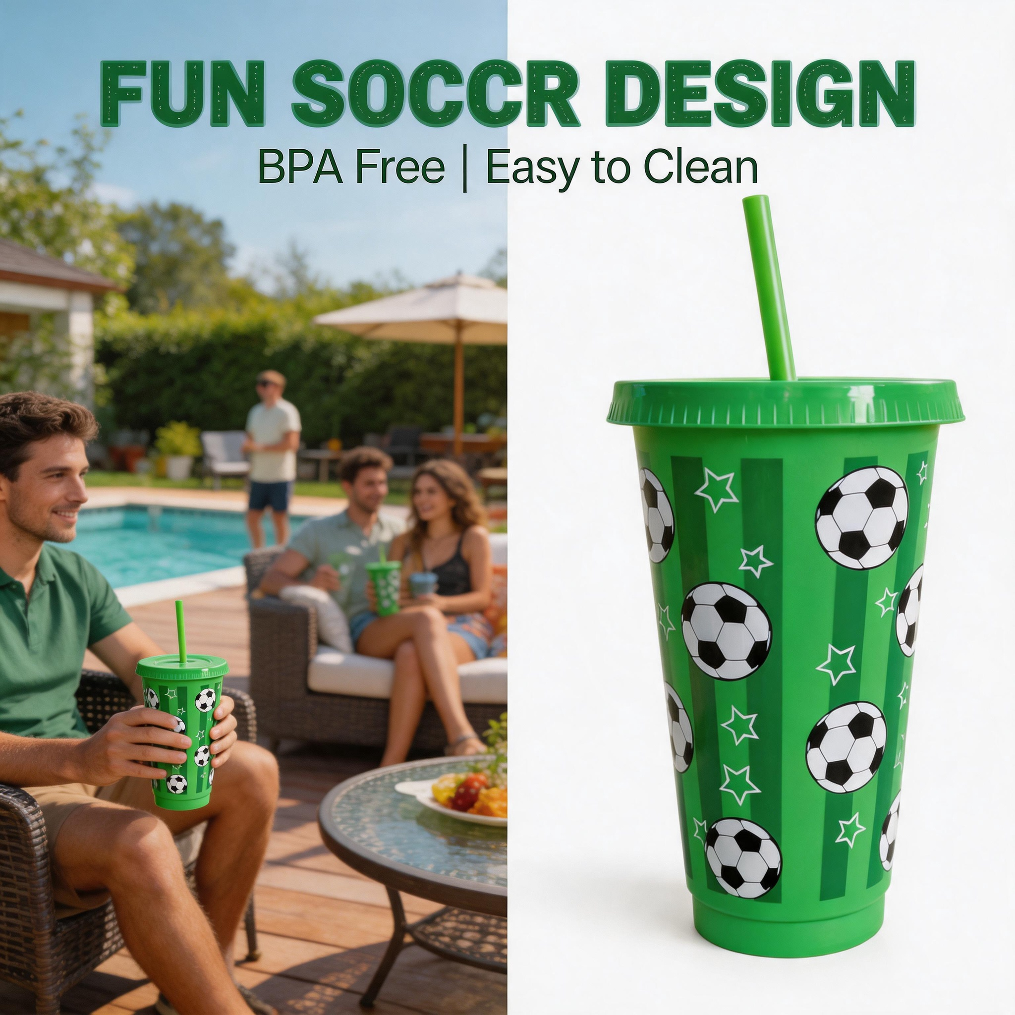 6/12Pcs 710ML Plastic Football - Party Games Adults Drinking 리뷰 및 가격