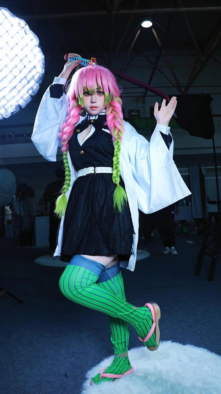 Anime Kanroji Mitsuri Cosplay  - Party Games Kids And Adults 리뷰 및 가격