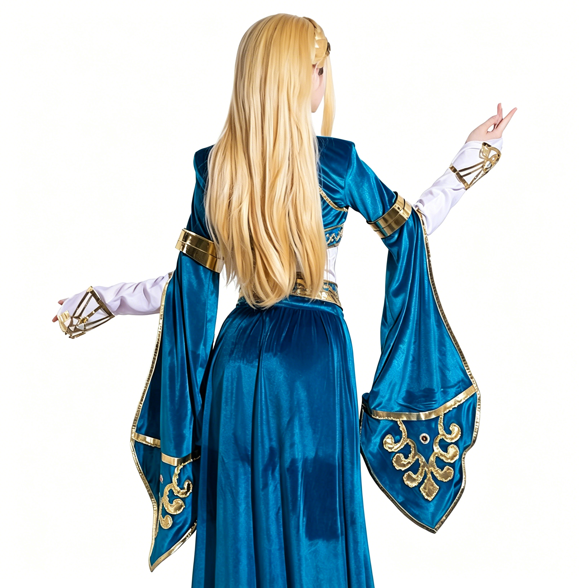 Classy Blue Dress Cosplay Cost - Zelda Party Games 리뷰 및 가격