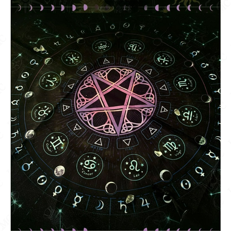 Tarot Tablecloth Mandala Flowe - Zodiac Party Games 리뷰 및 가격