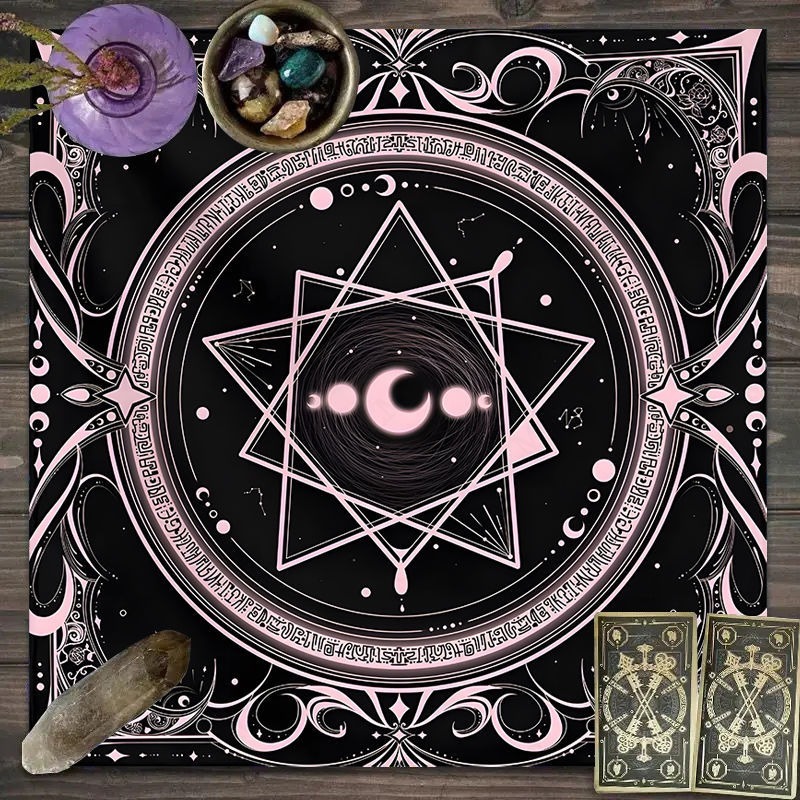 1pc Tarot Card Tablecloth, 12  - Zodiac Party Games 리뷰 및 가격