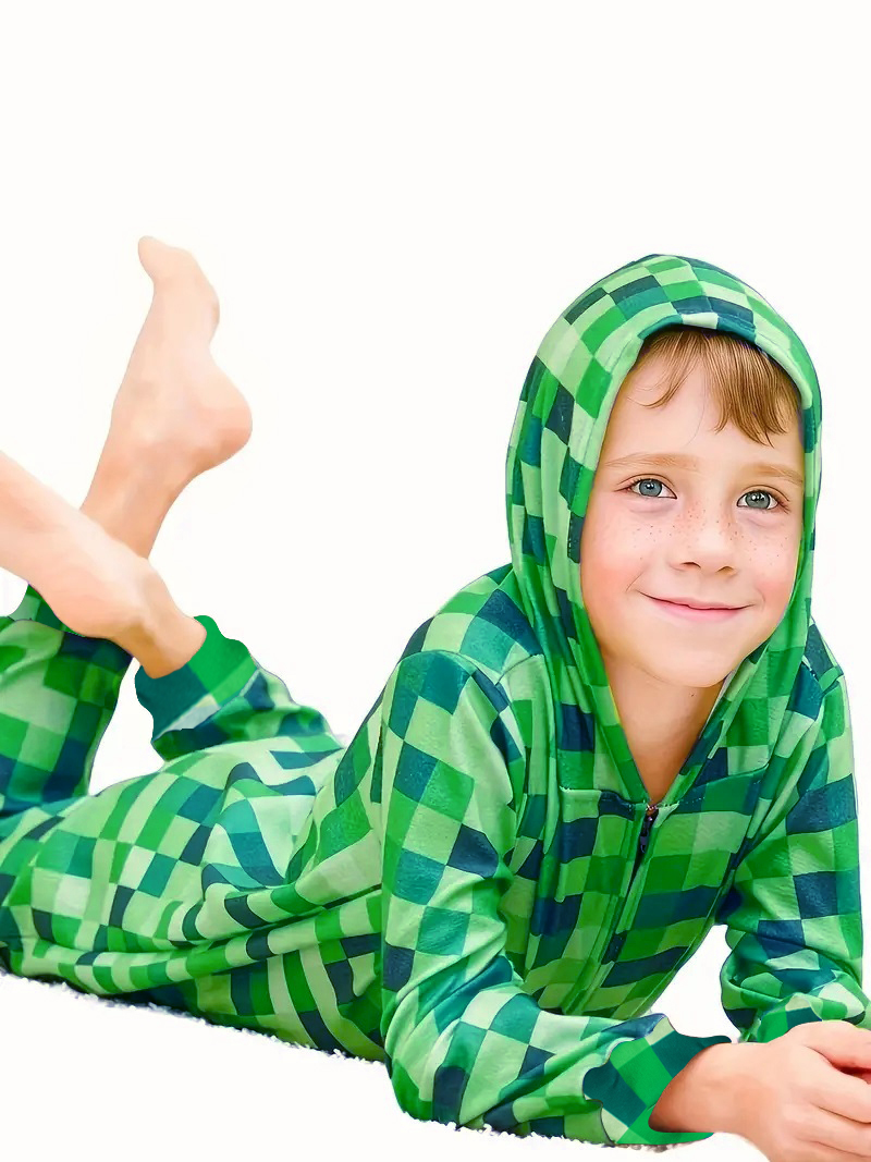 Creeper costume Carnival Boys' - Party Games Minecraft 리뷰 및 가격