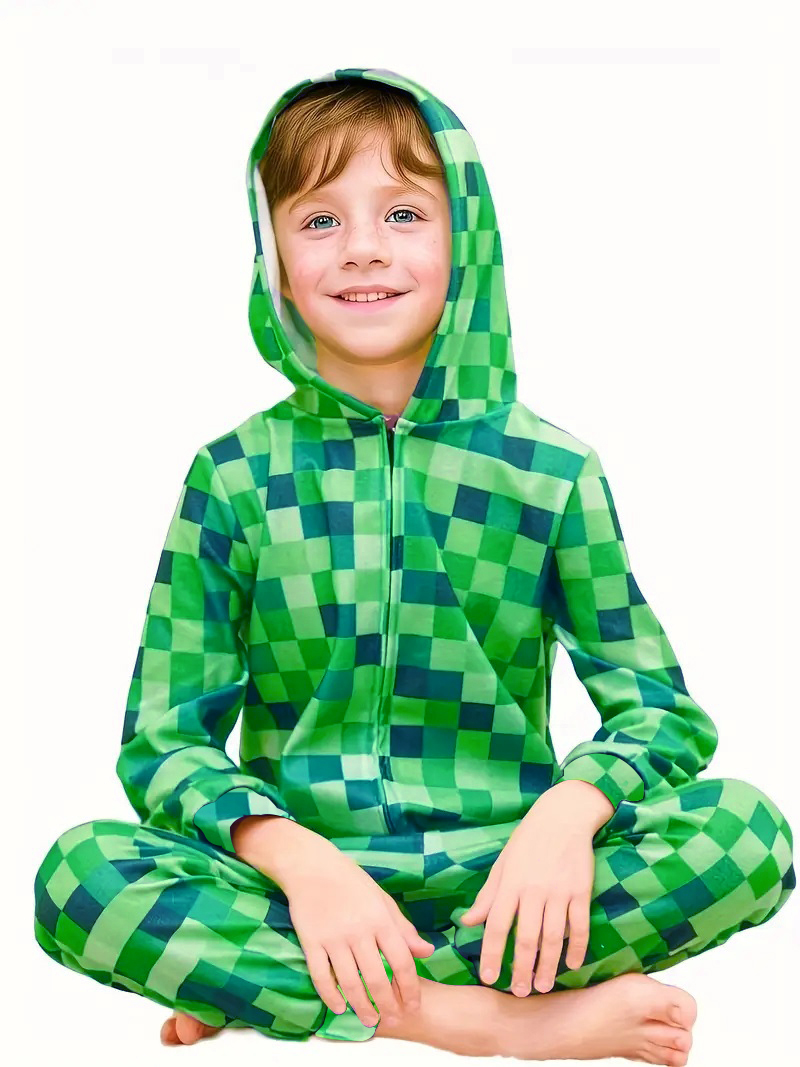 Creeper costume Carnival Boys' - Party Games Minecraft 리뷰 및 가격