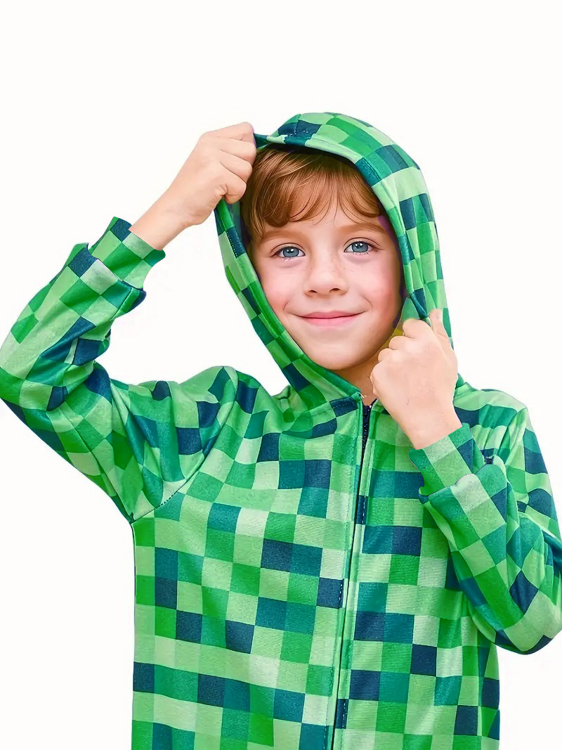 Creeper costume Carnival Boys' - Party Games Minecraft 리뷰 및 가격