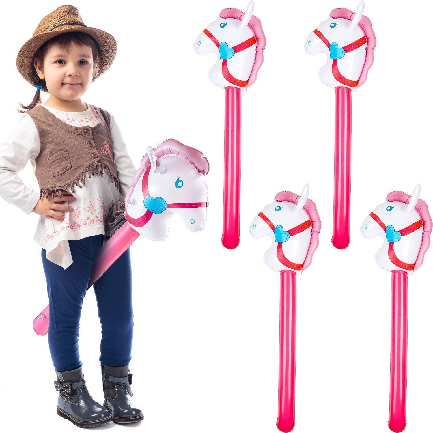 Inflatable Horsehead Stick Uni - Party Games Bunny 리뷰 및 가격
