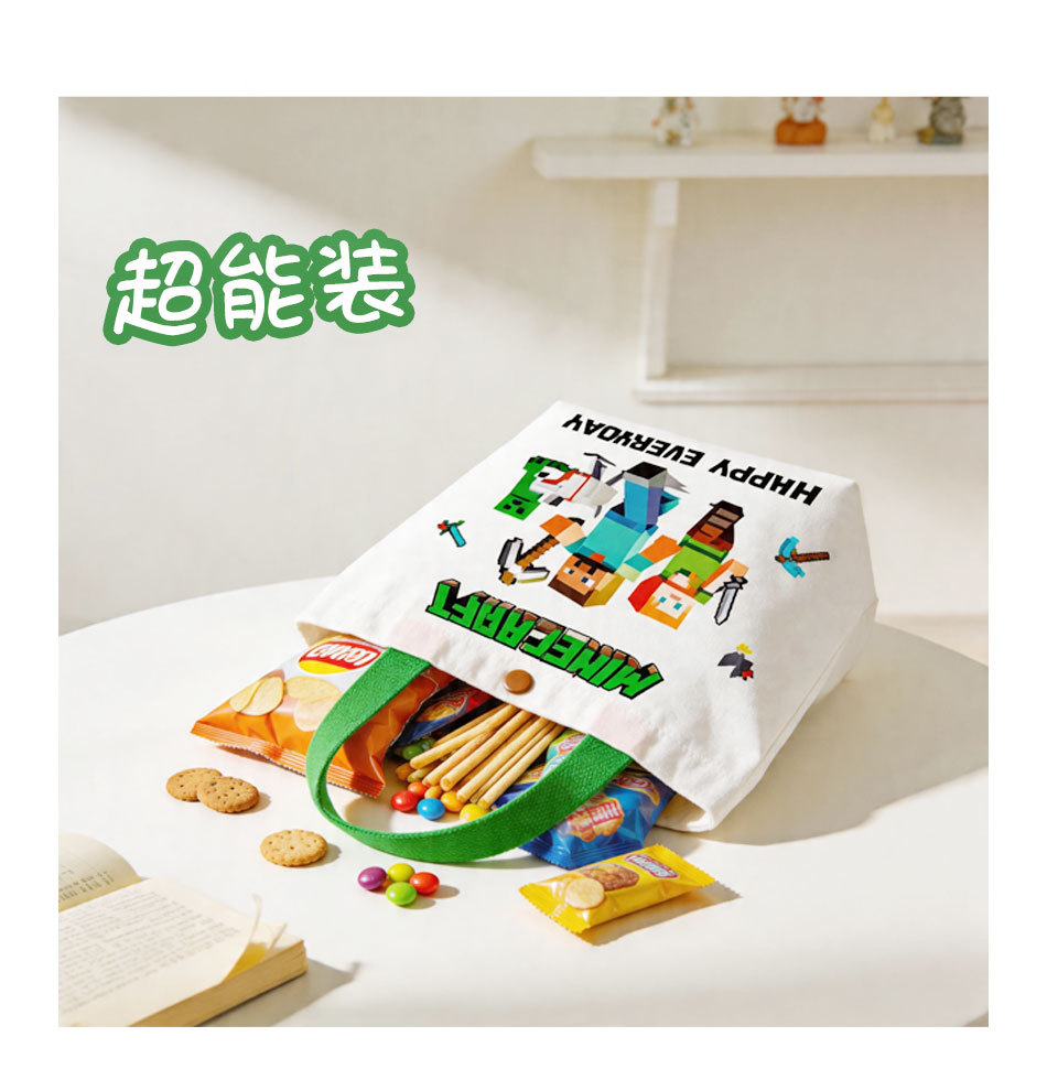 Minecrafted Canvas Bags Game F - Party Games Minecraft 리뷰 및 가격
