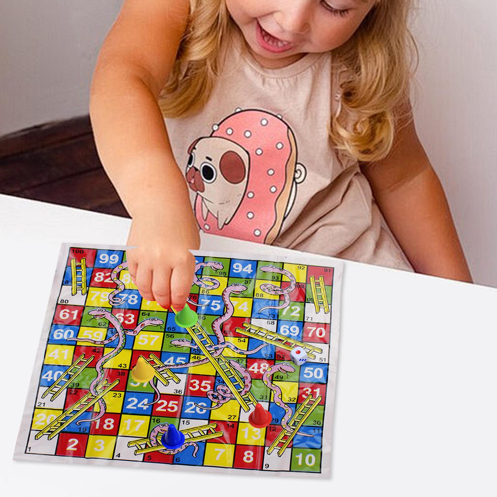Mini Snakes and Ladders Board  - Party Games Kids And Adults 리뷰 및 가격