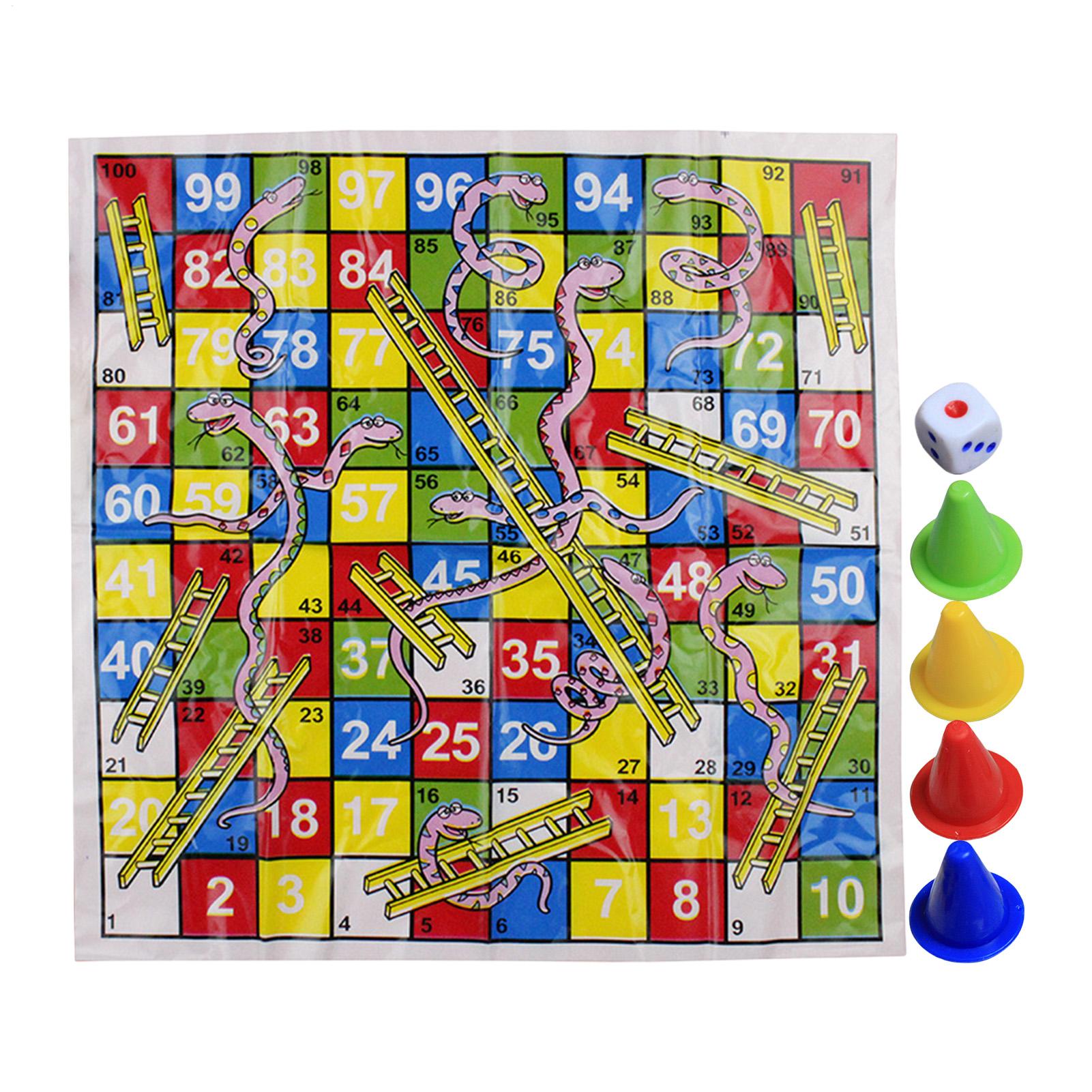 Mini Snakes and Ladders Board  - Party Games Kids And Adults 리뷰 및 가격