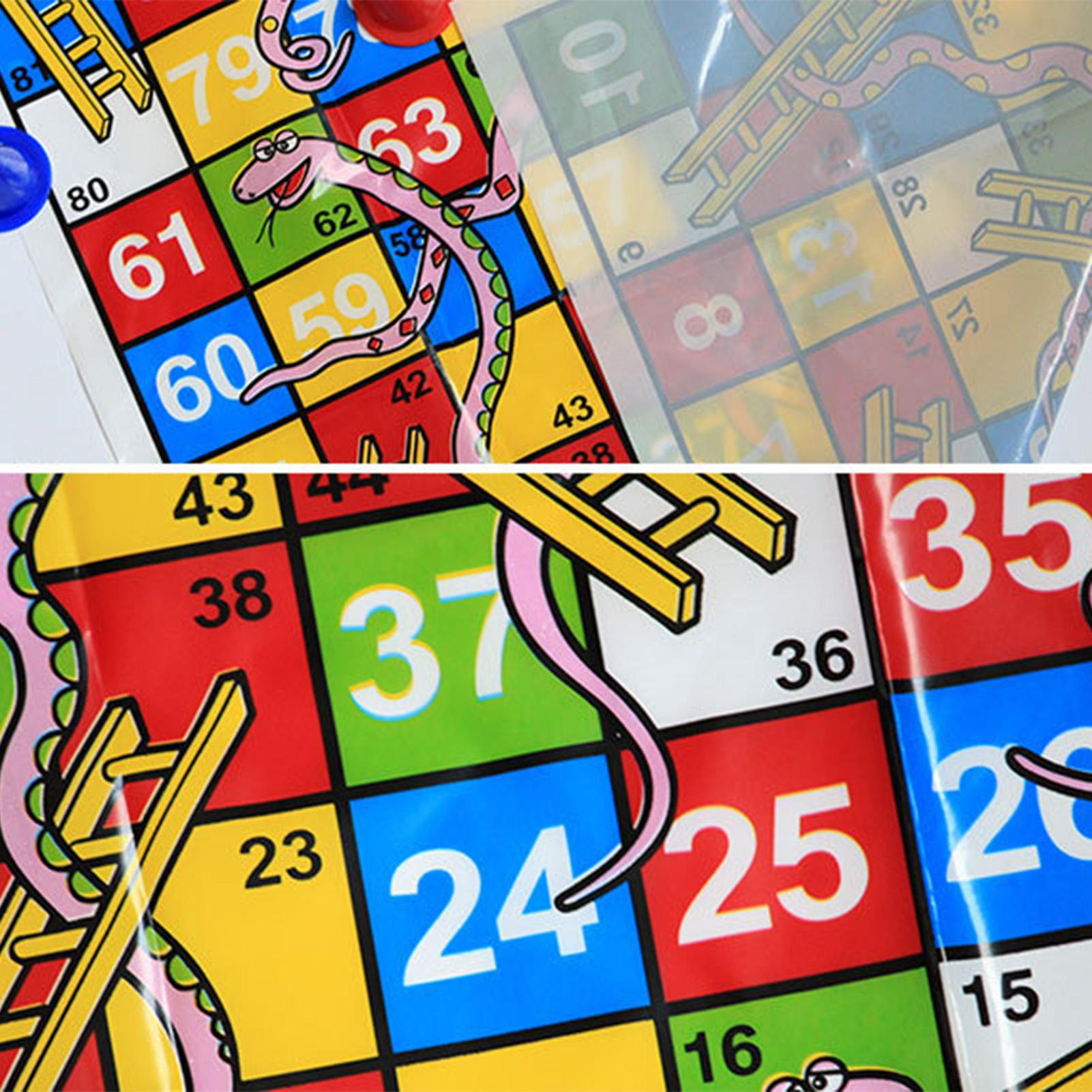 Mini Snakes and Ladders Board  - Party Games Kids And Adults 리뷰 및 가격