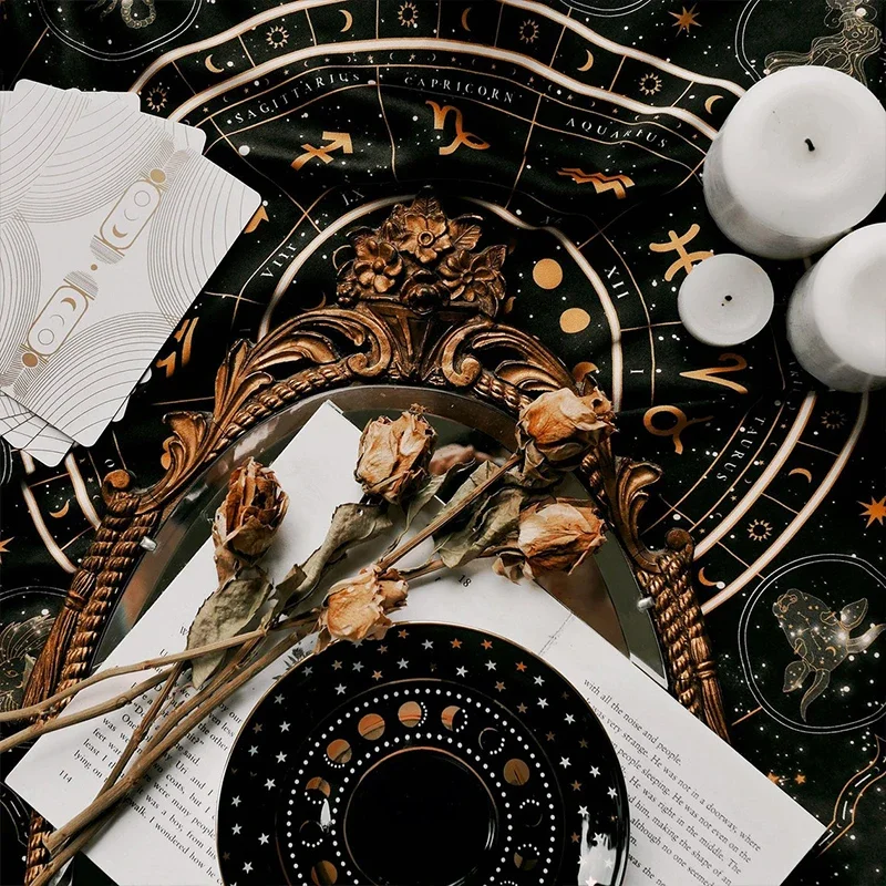 Tarot Cloth Zodiac Wheel Astro - Zodiac Party Games 리뷰 및 가격