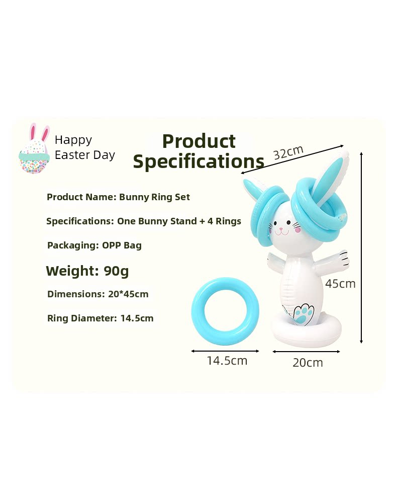 Easter Inflatable Bunny Ring T - Party Games Bunny 리뷰 및 가격