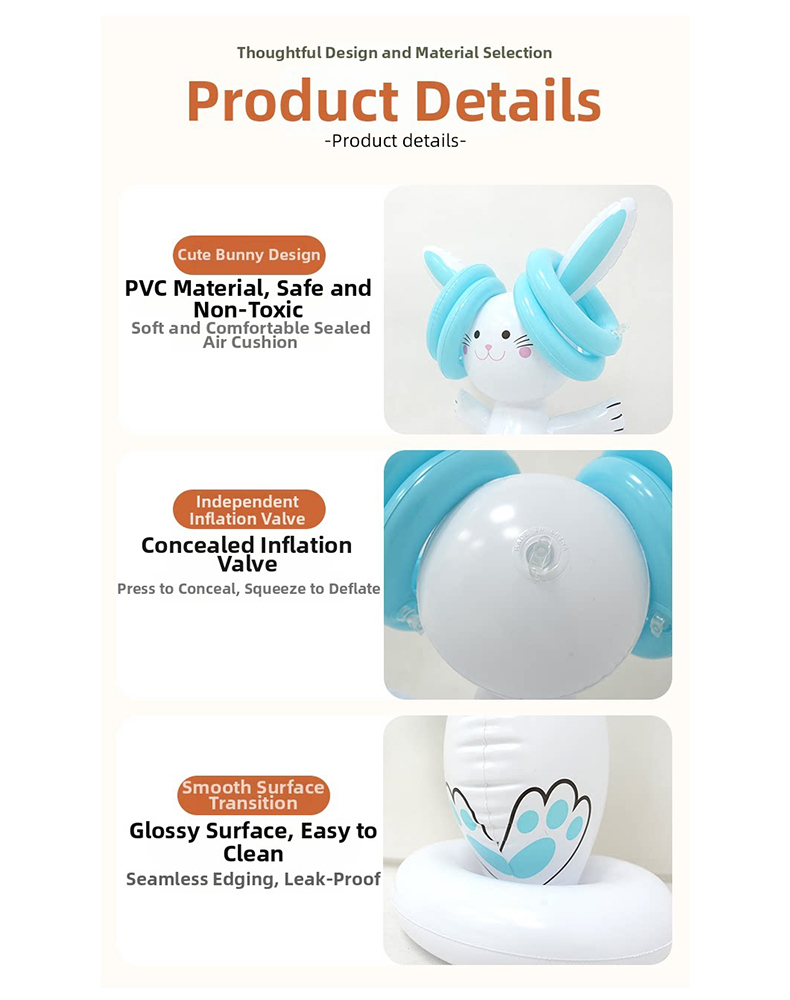 Easter Inflatable Bunny Ring T - Party Games Bunny 리뷰 및 가격
