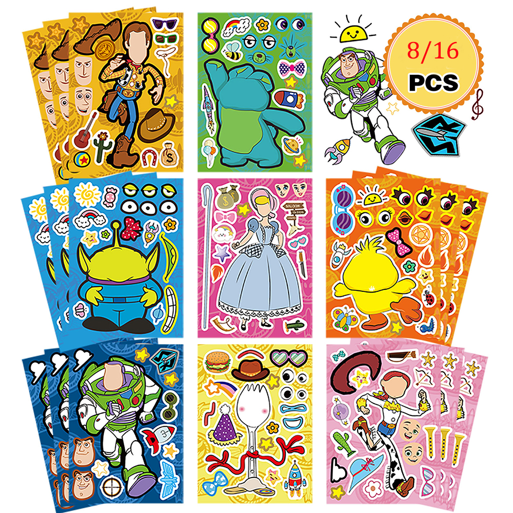 8/16Sheets Disney Toy Story Ma - Party Games Instagram 리뷰 및 가격