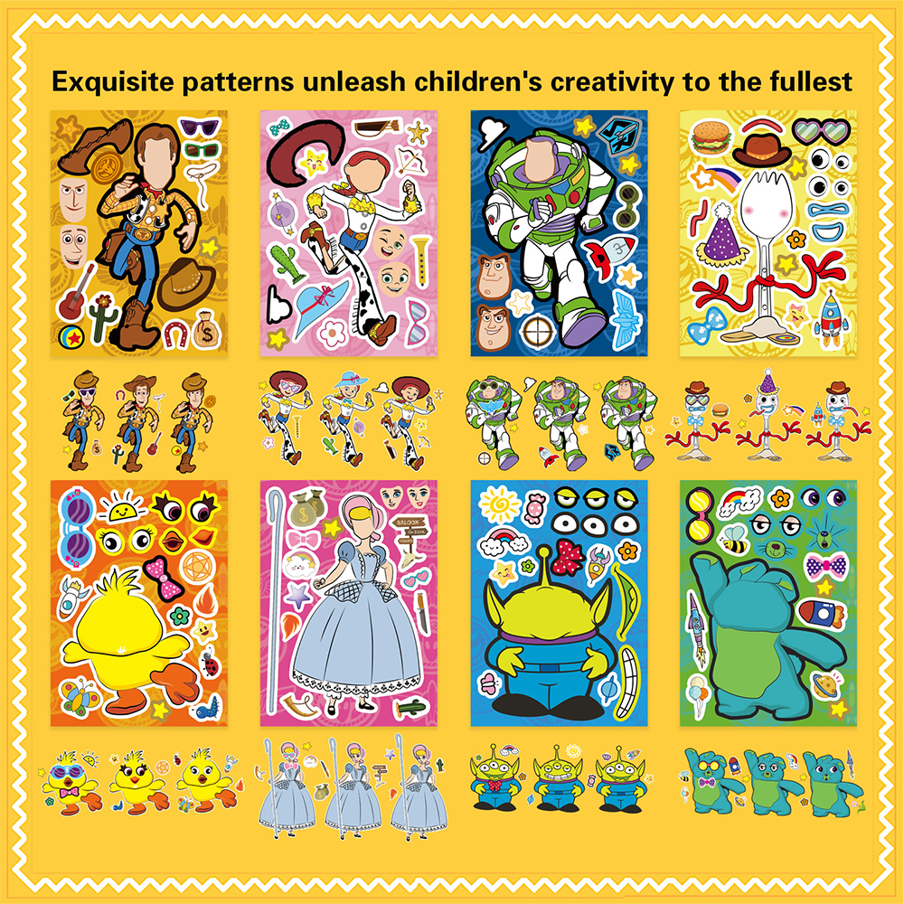 8/16Sheets Disney Toy Story Ma - Party Games Instagram 리뷰 및 가격