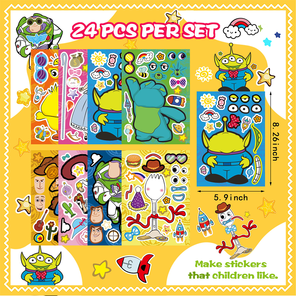8/16Sheets Disney Toy Story Ma - Party Games Instagram 리뷰 및 가격