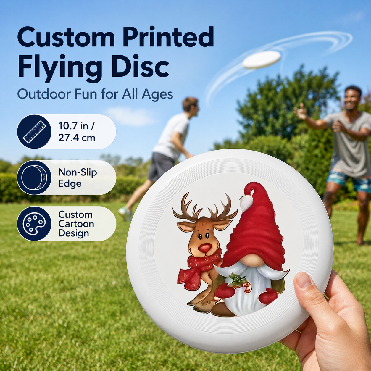 Durable Plastic Frisbee –Custo - Party Games Birthday 리뷰 및 가격