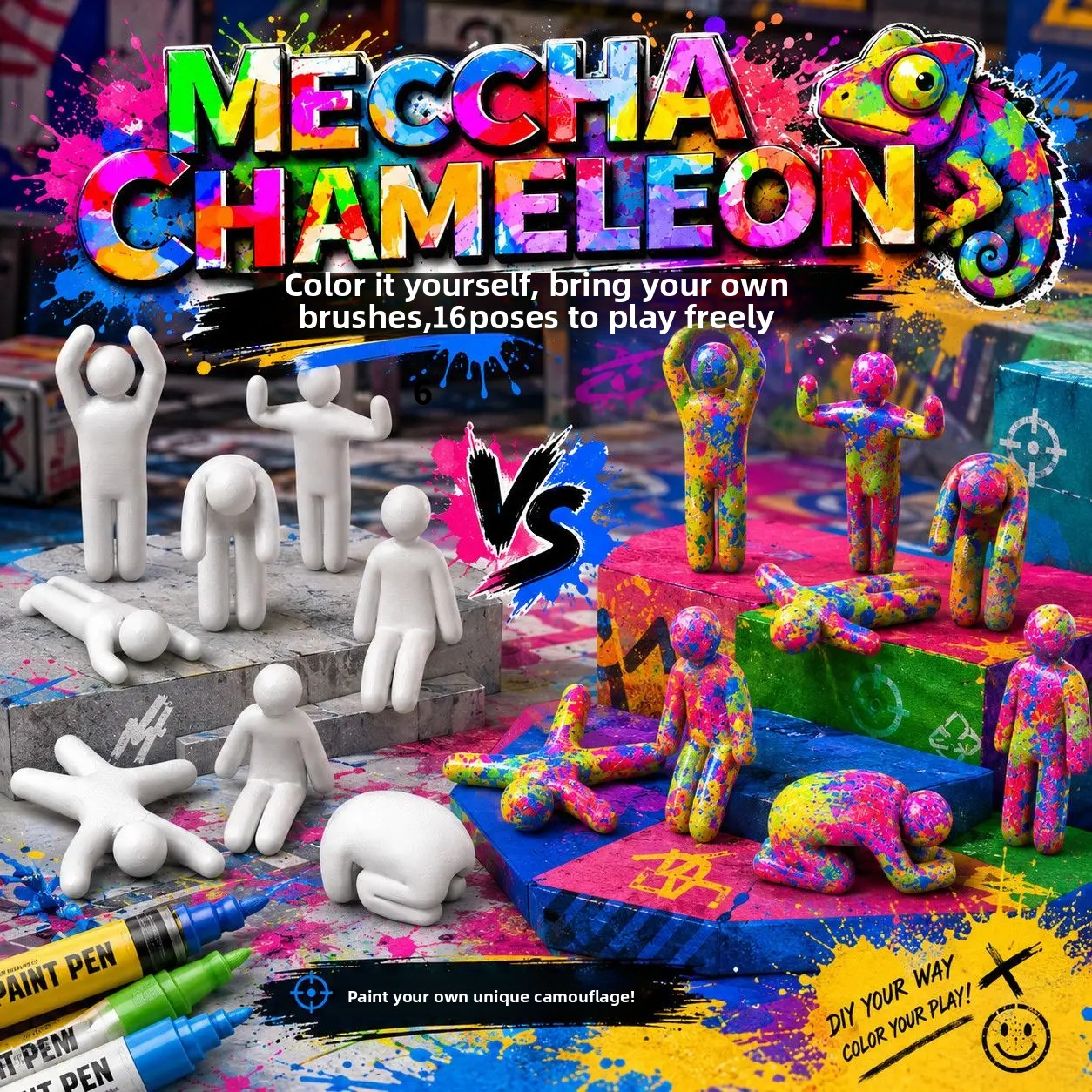 16 Poses Meccha Chameleon Part - Party Games Steam Free 리뷰 및 가격